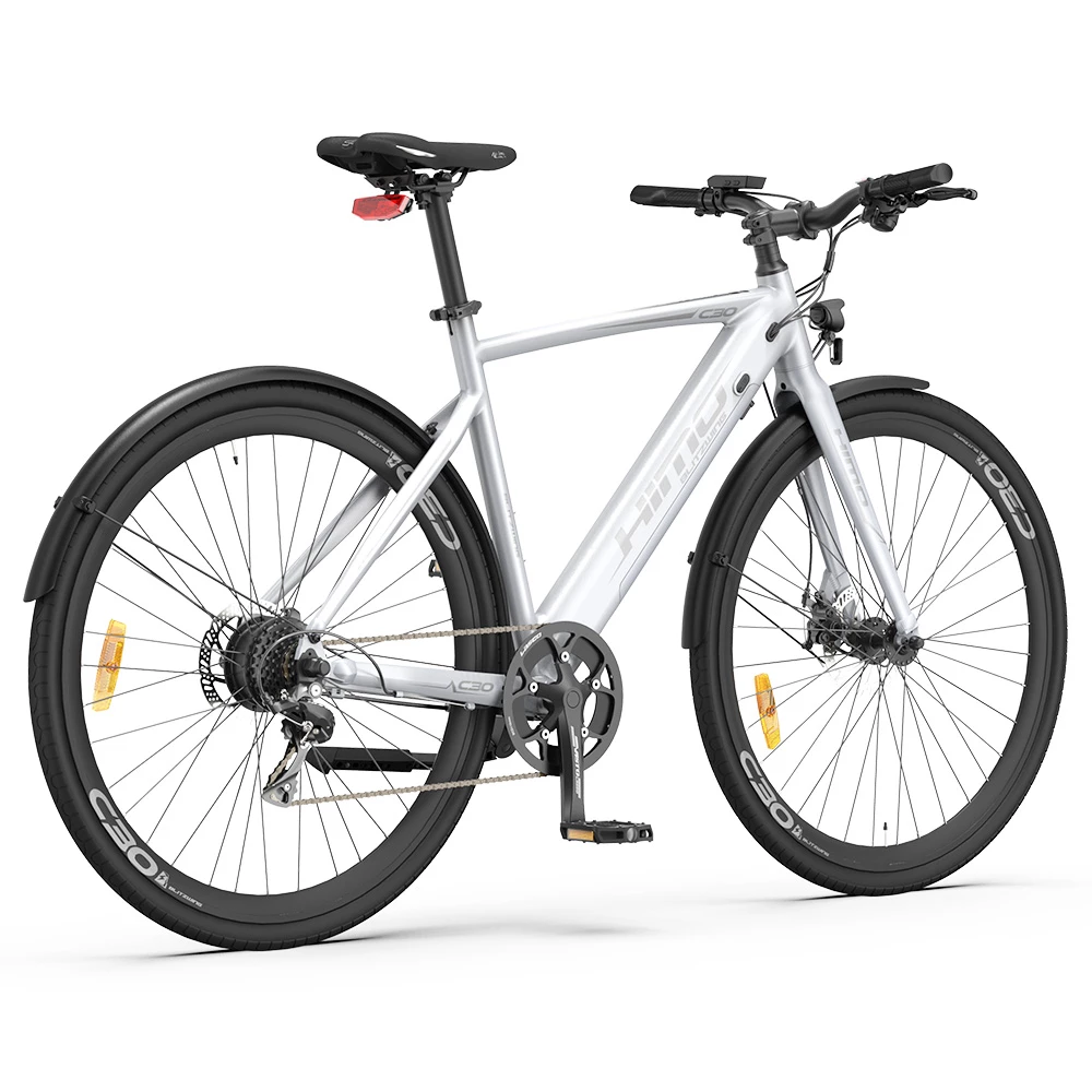 Flash Sale π HIMO C30R MAX Electric Bicycle 250W Motor Max Speed Torque sensor 25km/h 36V 10AH 75km Max Range - Silver π₯ - Image 3