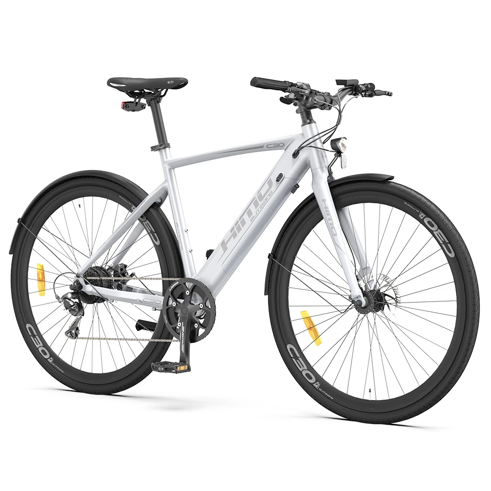 Flash Sale π HIMO C30R MAX Electric Bicycle 250W Motor Max Speed Torque sensor 25km/h 36V 10AH 75km Max Range - Silver π₯ - Image 2