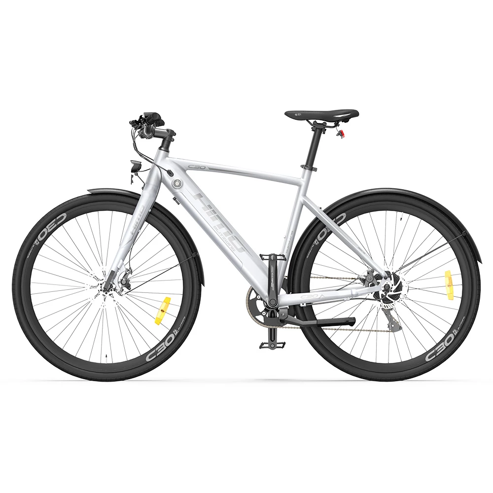 Flash Sale π HIMO C30R MAX Electric Bicycle 250W Motor Max Speed Torque sensor 25km/h 36V 10AH 75km Max Range - Silver π₯ - Image 4