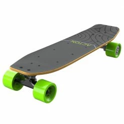 Wholesale 🥰 Xiaomi ACTON R1 Electric Skateboard Bluetooth Smart Remote Control LED Light Up to 12KM Range Canadian Maple Wood - Grey Green 🎉