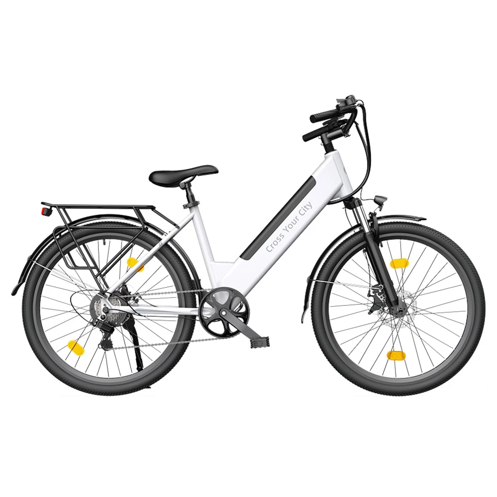 Coupon π ADO A26S XE 26*1.95'' Step-through Electric Bike 36V 250W Brushless Gear Motor 10.4Ah Removable Battery 25km/h Max Speed π