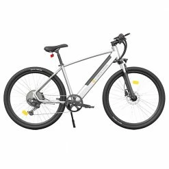 Best deal ๐งจ ADO D30 Electric Bicycle 250W Motor Max Speed 25km/h 36V 10.4AH 90km Max Range - Silver ๐ฏ