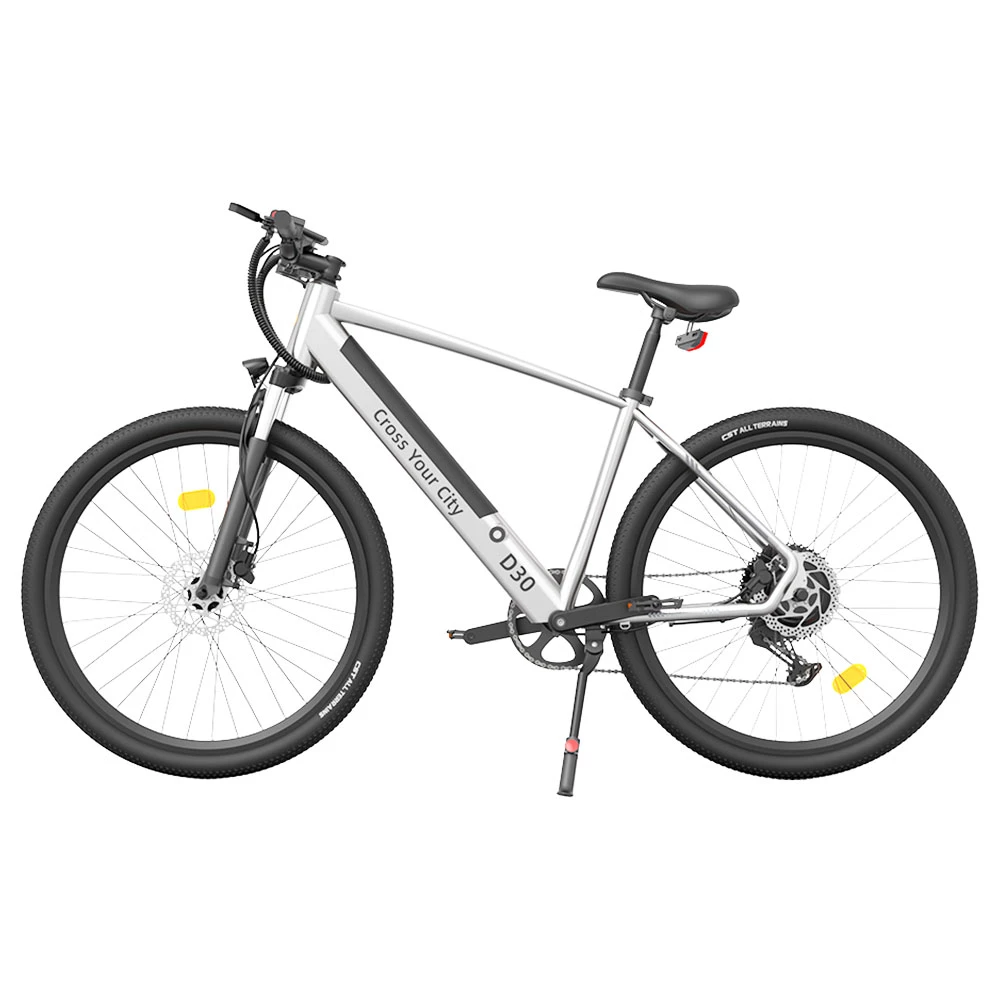 Best deal 🧨 ADO D30 Electric Bicycle 250W Motor Max Speed 25km/h 36V 10.4AH 90km Max Range - Silver 💯 - Image 2