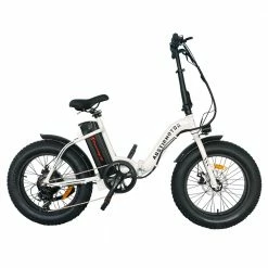 Flash Sale 🧨 AOSTIRMOTOR G20 Folding Electric Bike 500W Motor 36V Removable 13Ah Battery 20*4.0'' Fat Tire 5-Speed Boost White 😍