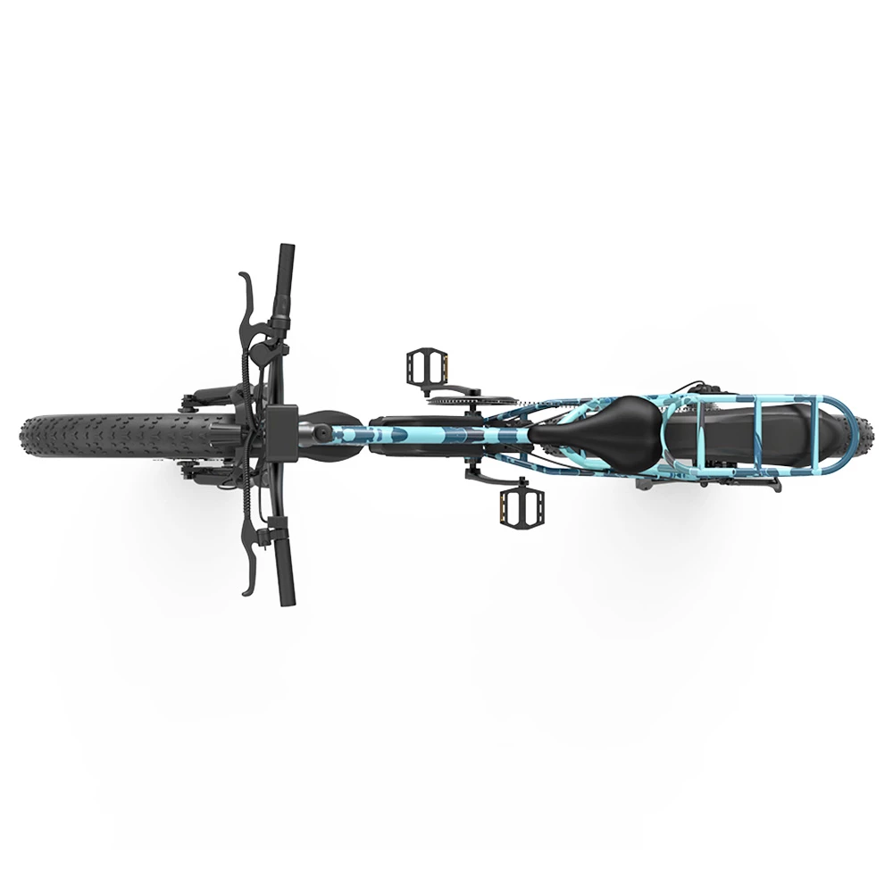 Cheap โ AOSTIRMOTOR S07-F Electric Bike 26*4.0'' Fat Tire 48V 13Ah Battery 750W Motor 7 Speed Shimano Gear - Ocean Blue Camo ๐ - Image 5