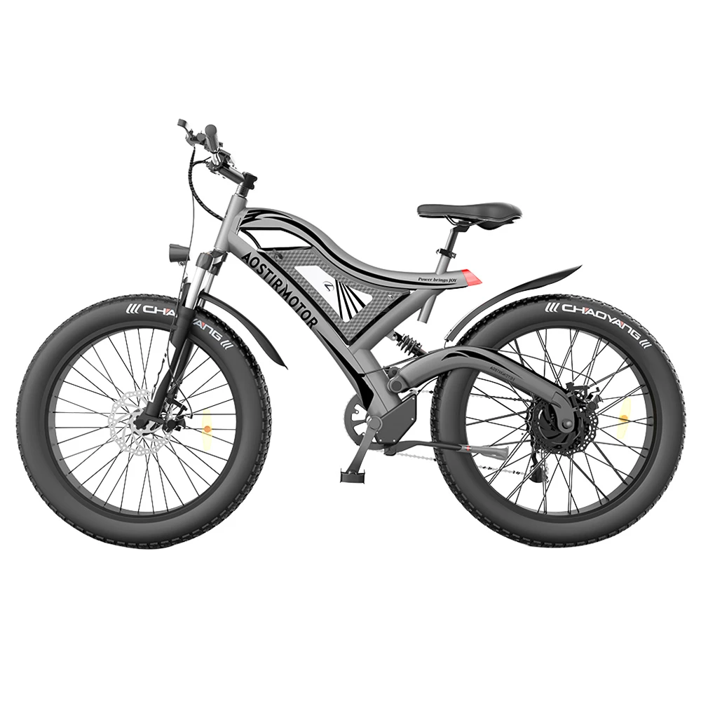 Brand new ๐ AOSTIRMOTOR S18 750W Electric Bike 26*4.0'' Fat Tire 48V 15Ah Battery 45km/h Max Speed 7 Speed Shimano Gear All Terrain โ - Image 2