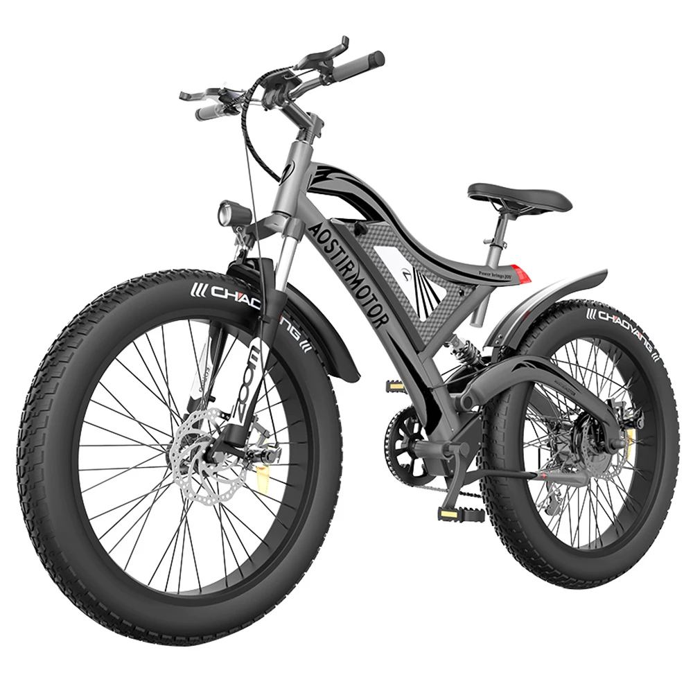 Brand new ๐ AOSTIRMOTOR S18 750W Electric Bike 26*4.0'' Fat Tire 48V 15Ah Battery 45km/h Max Speed 7 Speed Shimano Gear All Terrain โ - Image 3