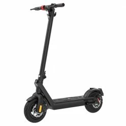 Hot Sale 🧨 AOVO X9 Plus Electric Scooter 10 Inch Explosion-proof Tire 36V 15.6Ah Rated 500W Motor 40Km/h Max Speed 65km Range Dual Disc Brakes Removable Battery- Grey 🧨
