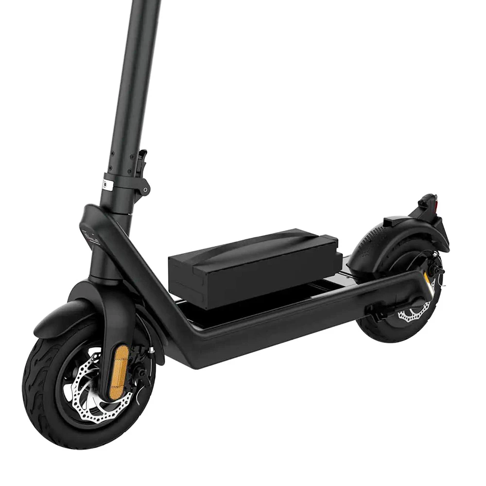 Hot Sale 🧨 AOVO X9 Plus Electric Scooter 10 Inch Explosion-proof Tire 36V 15.6Ah Rated 500W Motor 40Km/h Max Speed 65km Range Dual Disc Brakes Removable Battery- Grey 🧨 - Image 6