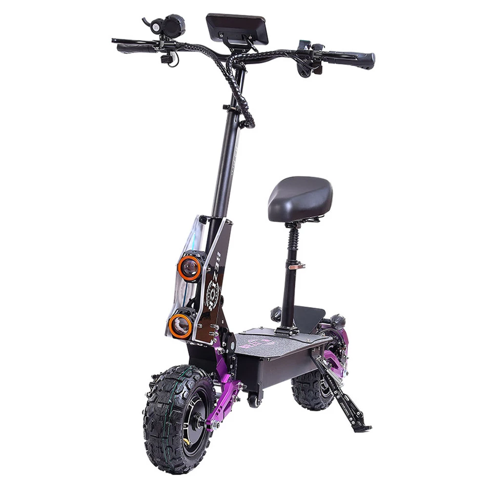 Flash Sale π BEZIOR S2 PRO Electric Off-Road Scooter 11 Inch Wheel 1200W*2 Dual Motor 48V 23Ah Battery 65Km/h Max Speed 120KG Load Double Large Screen Dual Oil Brake Adjustable Height Dual Charging Ports β - Image 4
