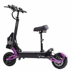 Flash Sale 😍 BEZIOR S2 PRO Electric Off-Road Scooter 11 Inch Wheel 1200W*2 Dual Motor 48V 23Ah Battery 65Km/h Max Speed 120KG Load Double Large Screen Dual Oil Brake Adjustable Height Dual Charging Ports ⭐