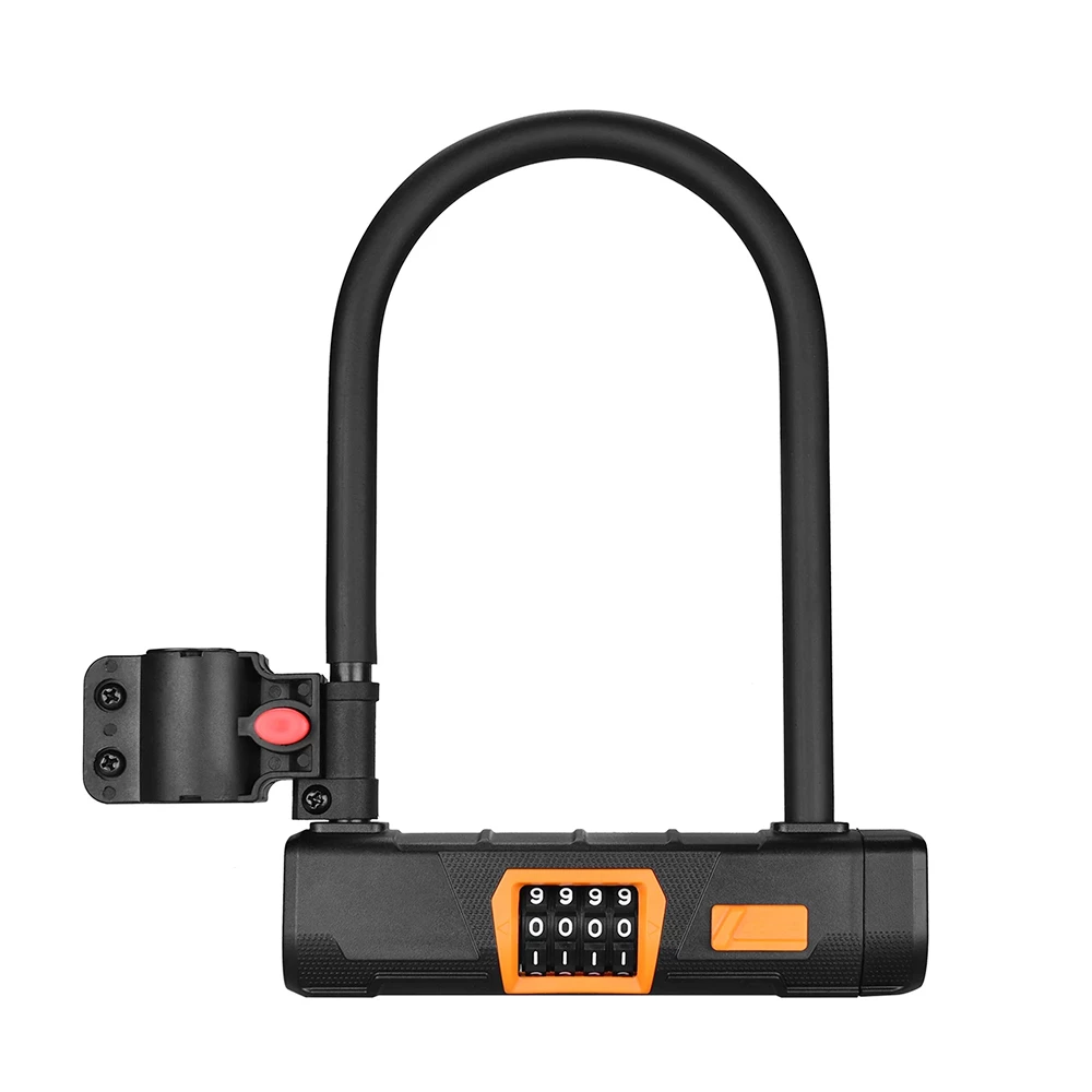 Flash Sale ๐ฅฐ Bicycle U Lock Anti-theft Heavy Duty Bike Password Lock Alloy Bike Safety Tool for Bikes, Motorcycles, Scooters โญ