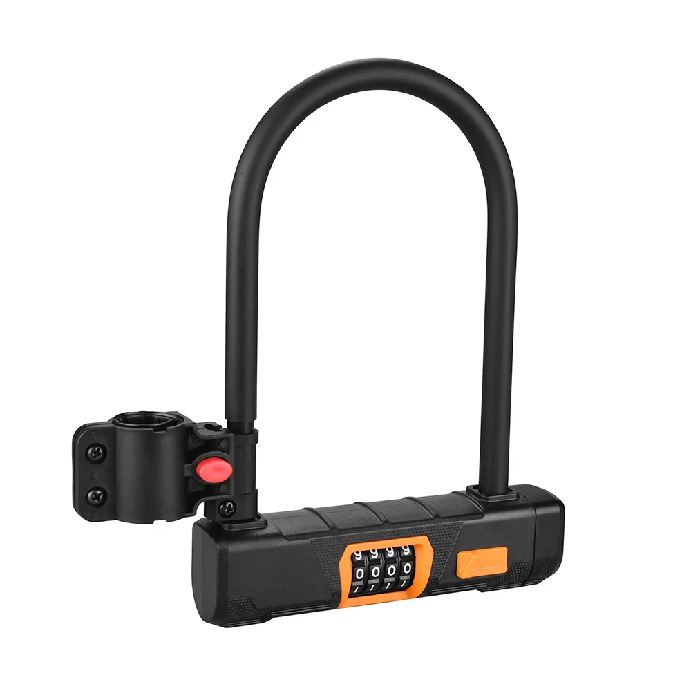 Flash Sale ๐ฅฐ Bicycle U Lock Anti-theft Heavy Duty Bike Password Lock Alloy Bike Safety Tool for Bikes, Motorcycles, Scooters โญ - Image 3