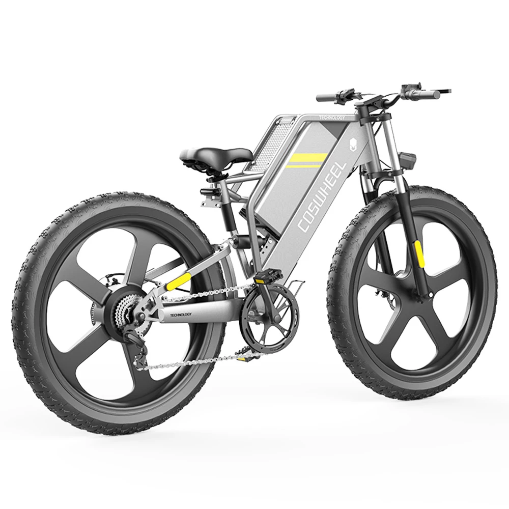 Budget ๐ Coswheel T26 E-bike All-terrain Bike 750W Motor 48V 25Ah Battery 90-130 Range 45kmh Max Speed Space Grey ๐ - Image 3