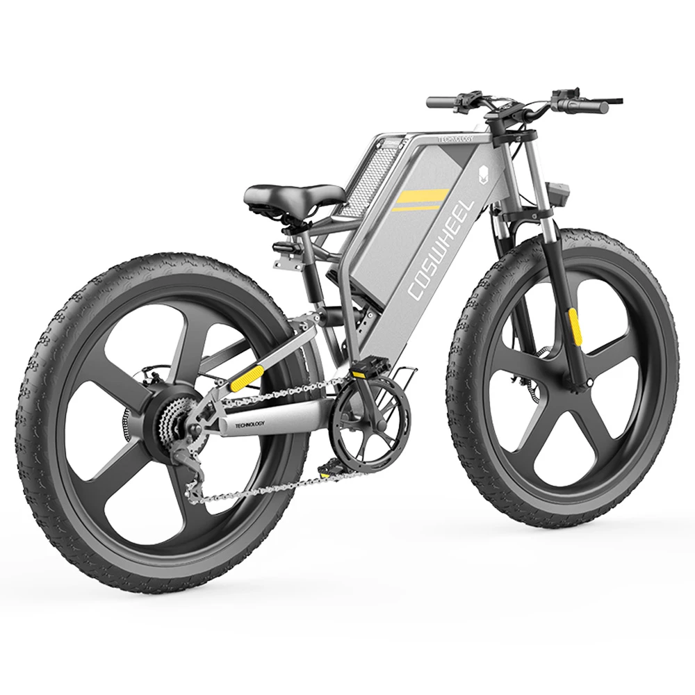 Budget ๐ Coswheel T26 E-bike All-terrain Bike 750W Motor 48V 25Ah Battery 90-130 Range 45kmh Max Speed Space Grey ๐ - Image 6
