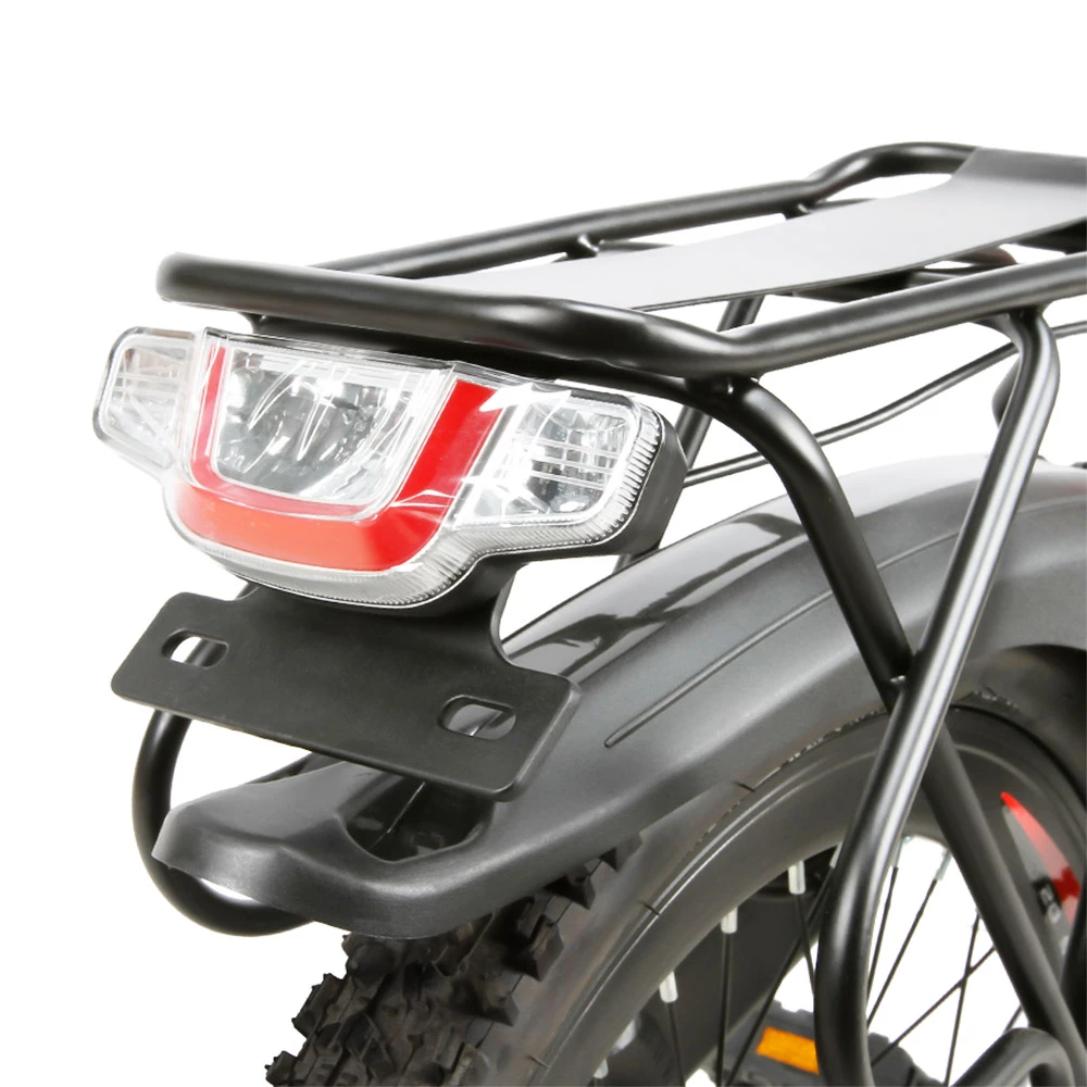 Flash Sale π₯° Cyrusher XF590 Folding Electric Bike 500W 48V 10 Ah Battery 7 Speed City E-bike - White π - Image 5