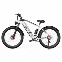 Discount 👏 DUOTTS F26 Electric Mountain Bike 750W*2 Dual Motors 48V 20Ah LG Battery 26*4.0 Inch Fat Tires 55Km/h Max Speed 55 Degree Climbing Smart LCD Display Dual Disc Brakes Front Shock Absorption 150KG Max Load 100KM Range - Silver 🧨
