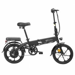 Hot Sale 👏 DYU A1F Electric City Bike 16 Inch Folding E- Bike 250W Motor 25Km/h 7.5Ah 36V Battery Black 😀