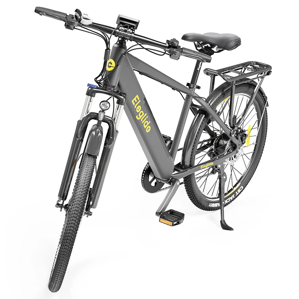 Coupon 🤩 ELEGLIDE T1 Electric Trekking Bike Trekking E-Bike 27.5 Inch CST Tires 36V 12.5AH Battery 250W Motor Shimano 7 Gears Max Speed 25Km/h Max Range 100KM Max Load 120KG IPX4 Waterproof Dual Disk Brake - Black 🧨 - Image 3