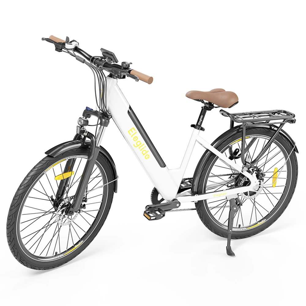 Buy 🎉 ELEGLIDE T1 STEP-THRU Electric Trekking Bike Trekking E-Bike 27.5 Inch CST Tires 36V 12.5AH Battery 250W Brushless Motor Shimano 7 Gears Max Speed 25Km/h Max Range 100KM Max Load 120KG IPX4 Waterproof Dual Disk Brake - White ⌛ - Image 5