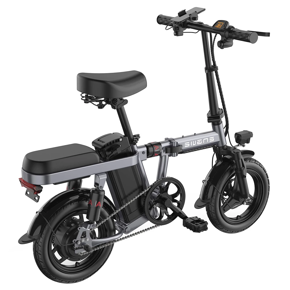 Cheap π ENGWE T14 Folding Electric Bicycle 14 Inch Tire 350W Brushless Motor 48V 10Ah Battery 25km/h Max Speed - Grey π - Image 3