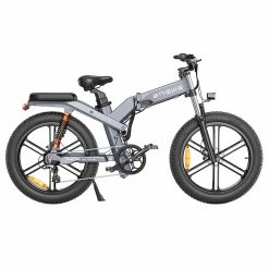 Best deal ๐คฉ ENGWE X26 Electric Bike 26*4.0 Inch Fat Tires 50Km/h Max Speed 48V 1000W Motor 19Ah & 7.5Ah Dual Batteries for 93KM Range 150KG Max Load Triple Suspension System Shimano 8-Speed Gear Dual Hydraulic Disc Brake for All-Terrain Roads Mountain E-Bike ๐