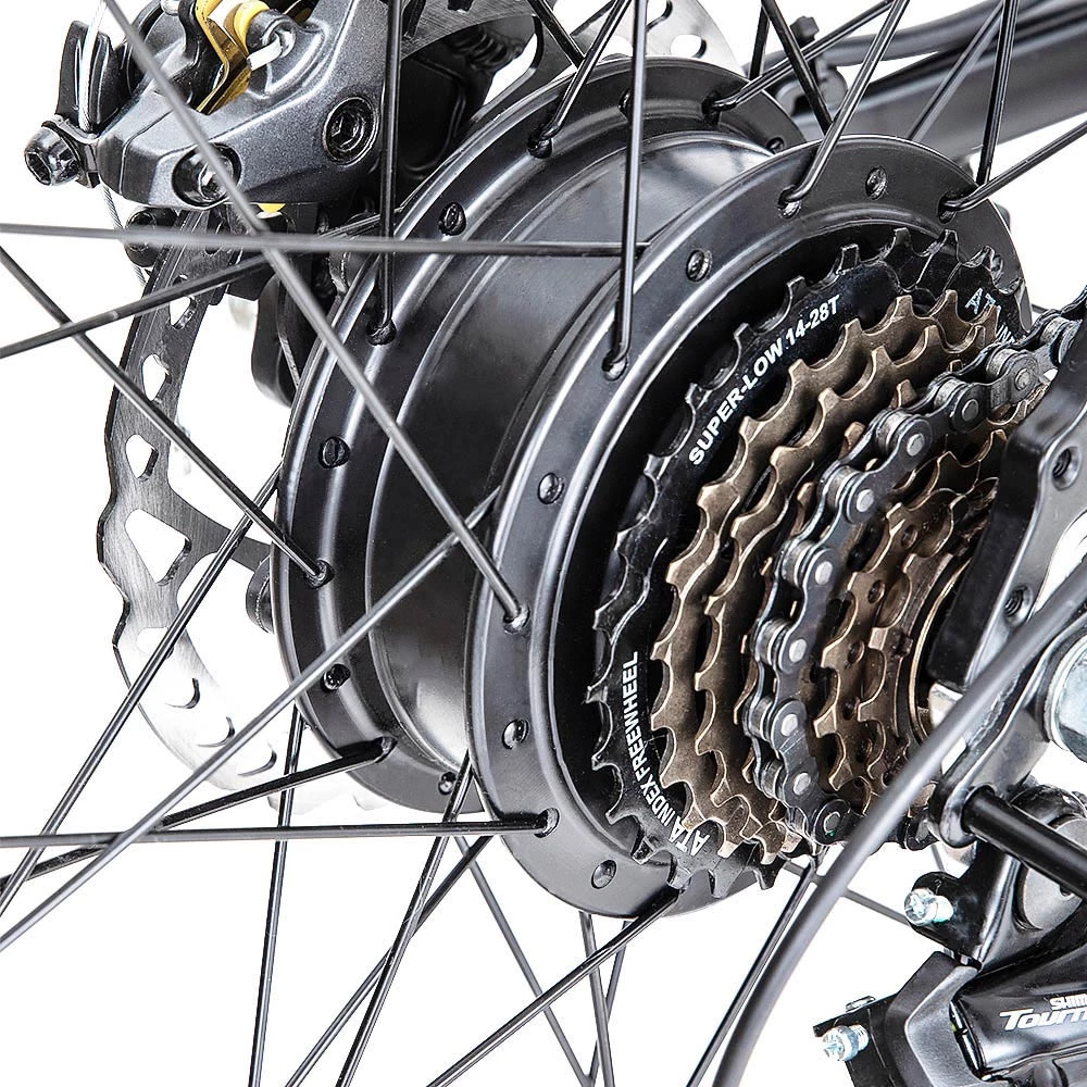 Coupon ๐ FAFREES Hailong One 26 Inch Electric Bike 250W Powerful Motor with 36V 10Ah Lithium-ion Battery SHIMANO 21 Speed - Black ๐ - Image 5