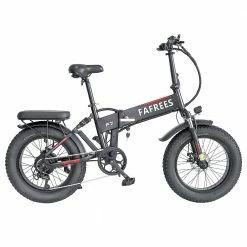 Outlet 🔔 FAFREES F7 Folding Electric Bike 20*4.0 Chaoyang Fat Tires 750W Motor 35Km/h Max Speed Removable 48V 10Ah Lithium-Ion Battery 90KM Max Range Shimano 7-Speed Gears E-bike - Black 🥰