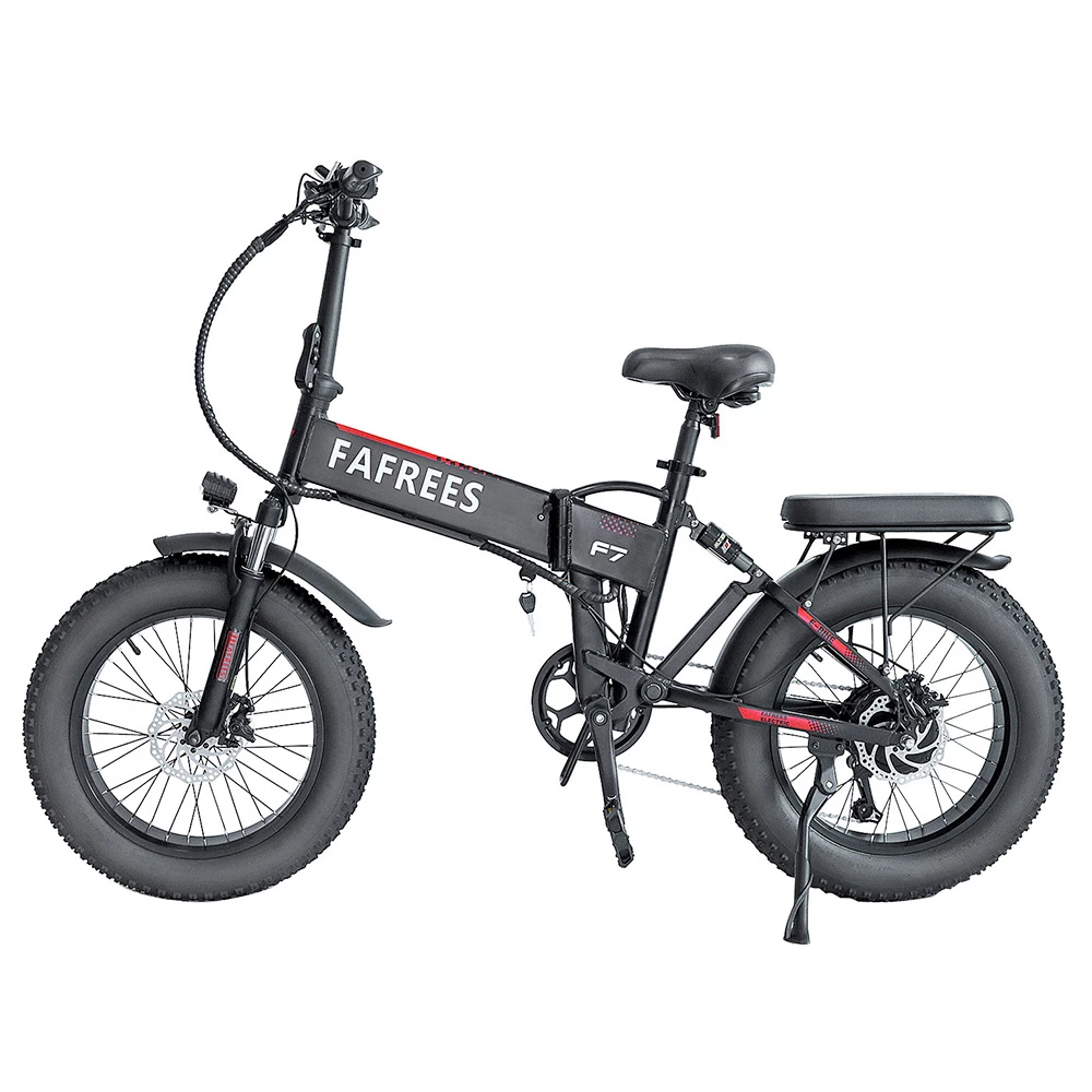 Outlet π FAFREES F7 Folding Electric Bike 20*4.0 Chaoyang Fat Tires 750W Motor 35Km/h Max Speed Removable 48V 10Ah Lithium-Ion Battery 90KM Max Range Shimano 7-Speed Gears E-bike - Black π₯° - Image 2