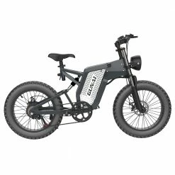 Budget 🎁 GUNAI MX25 Electric Bicycle 20*4.0 Inch Fat Tires 2000W Brushless Motor 50Km/h Max Speed 48V 25Ah Battery Shimano 7-Speed Double Oil Brakes 75KM Mileage Range 200KG Payload E-Bike - Black ⌛