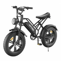 Best Pirce 🤩 HAPPYRUN HR-G50 Electric Bike 20 Inch Fat Tires 48V 18Ah Battery 750W Motor 45Km/h Max Speed Retro Ebike Max Load 150kg 👍