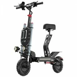 Outlet ⌛ IENYRID ES20 Electric Scooter 11 Inch Off Road Tires 48V 20AH 1200W*2 Dual Motors 55Km/h Top Speed 50-60KM Mileage 150kg Load with Seat 👍