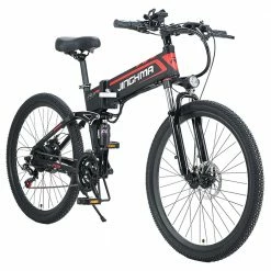 Best Pirce ๐ฅฐ JINGHMA R3 500W 48V 12.8Ah 26 Inch Tire Electric Bicycle 40km/h Max Speed 70km Range 120kg Max Load with 2 Batteries ๐คฉ