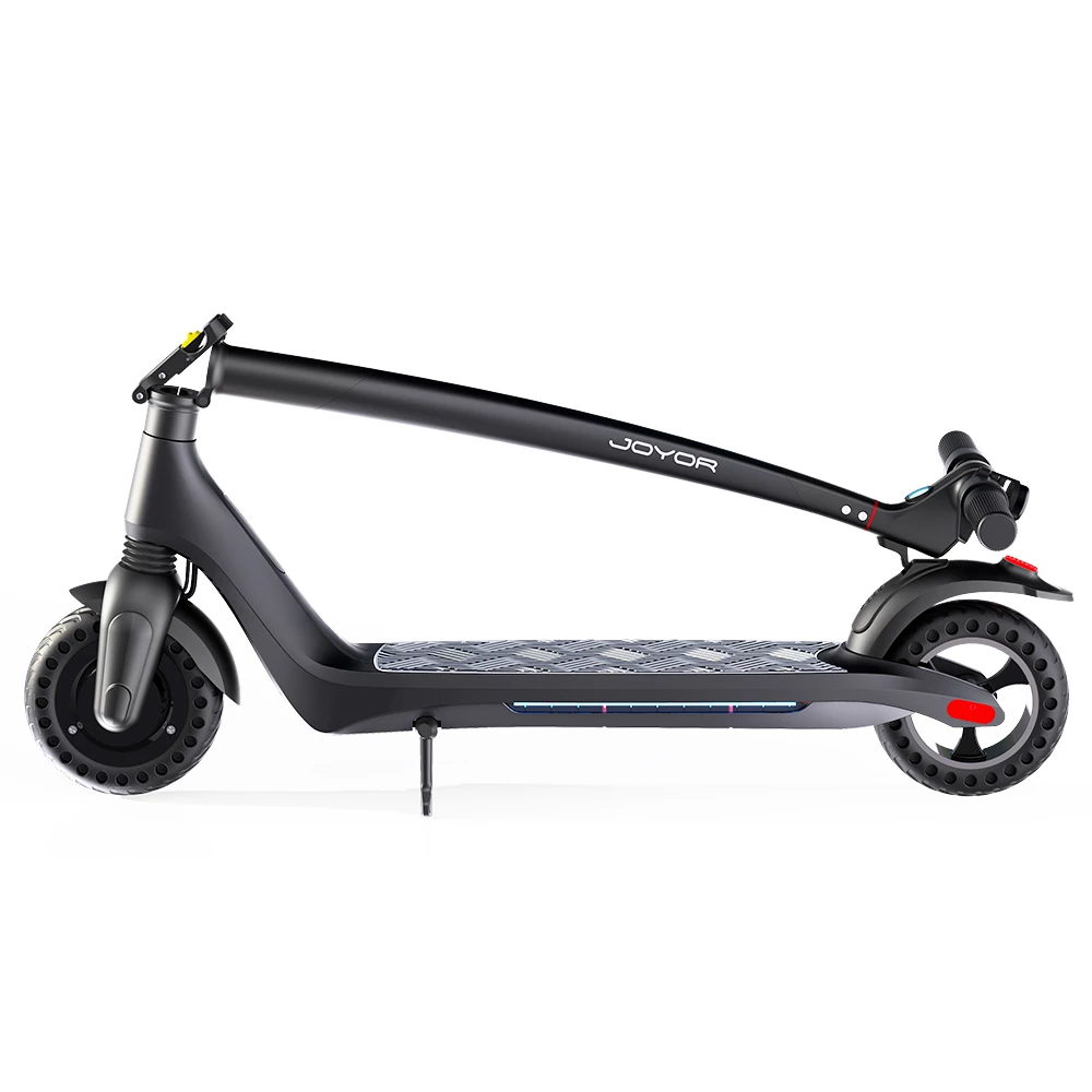 Wholesale 🧨 JOYOR A3 Folding Electric Scooter 8 Inch Tires 350W Motor 36V 7.8Ah 25km/h Top Speed 25KM Max Mileage City E-Scooter - Black 🥰 - Image 3