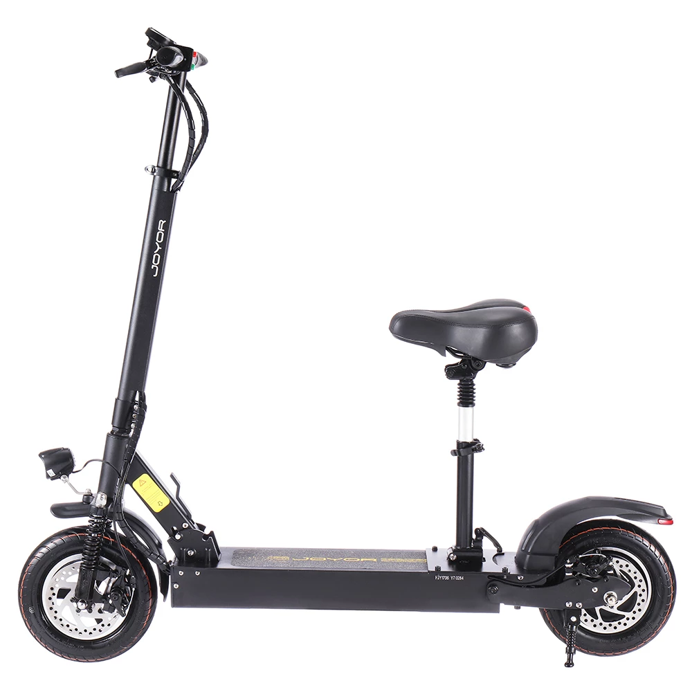 Deals ⌛ JOYOR Y1 Electric Scooter 36V 8Ah Battery, 400W Motor 35km/h Max Speed with Seat Black 🥰