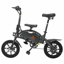 Buy 🎉 [Ship to UK] KugooKirin V1 (KIRIN B2) Folding Moped Electric Bike E-Scooter with Pedals 400W Brushless Motor Max Speed 45km/h 7.5AH Lithium Battery Disc Brake 14 Inch Pneumatic Tires Smart App Control Child Saddle - Black 🤩