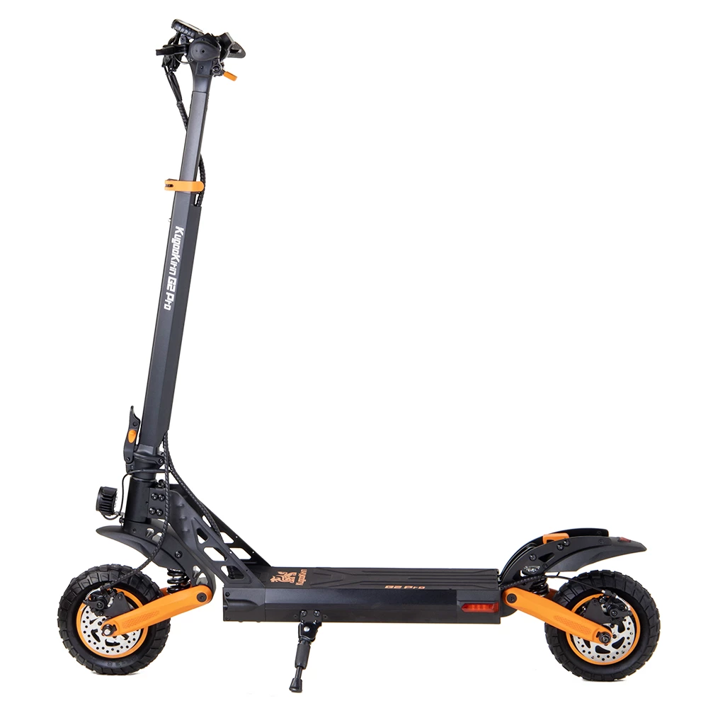 Top 10 ๐ KugooKirin G2 PRO Adventurers Dream Folding Electric Scooter 9 Inch Pneumatic Tire 600W Brushless Motor 48V 15AH Battery Max Speed 45km/h Max Range 50km HD LCD Display Dual Disc Brake Led Light - Black ๐ - Image 2