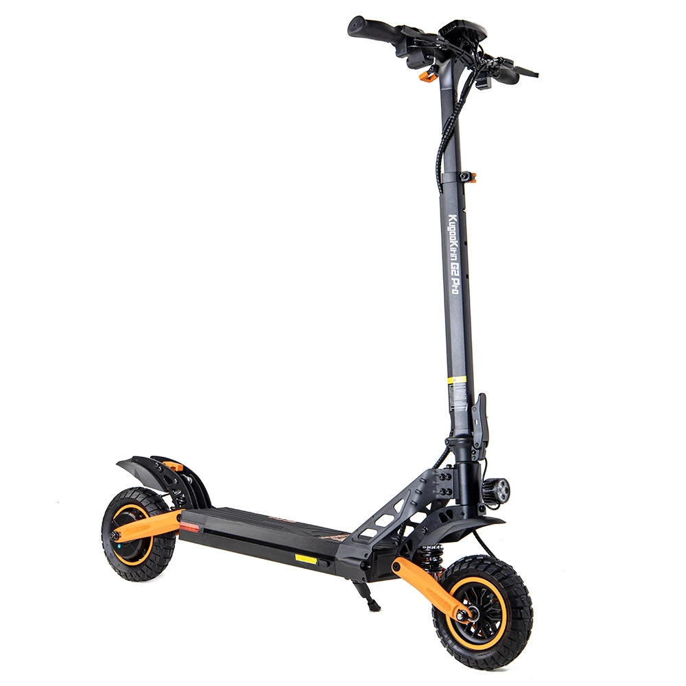 Top 10 ๐ KugooKirin G2 PRO Adventurers Dream Folding Electric Scooter 9 Inch Pneumatic Tire 600W Brushless Motor 48V 15AH Battery Max Speed 45km/h Max Range 50km HD LCD Display Dual Disc Brake Led Light - Black ๐ - Image 3