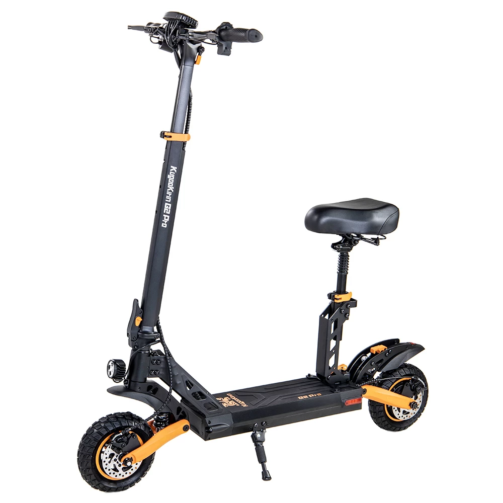 Top 10 ๐ KugooKirin G2 PRO Adventurers Dream Folding Electric Scooter 9 Inch Pneumatic Tire 600W Brushless Motor 48V 15AH Battery Max Speed 45km/h Max Range 50km HD LCD Display Dual Disc Brake Led Light - Black ๐