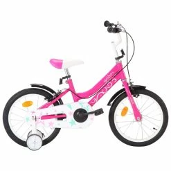 New ✨ Kids Bike 16 inch Black and Pink 🔔