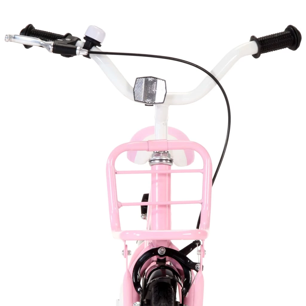 Best Pirce π― Kids Bike with Front Carrier 14 inch White and Pink π - Image 5