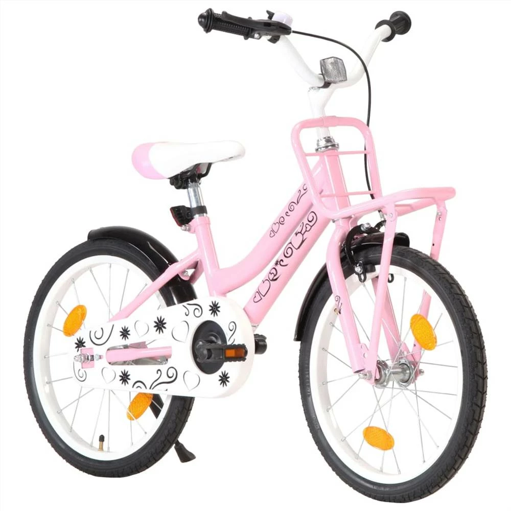 New ๐ฅฐ Kids Bike with Front Carrier 18 inch Pink and Black ๐
