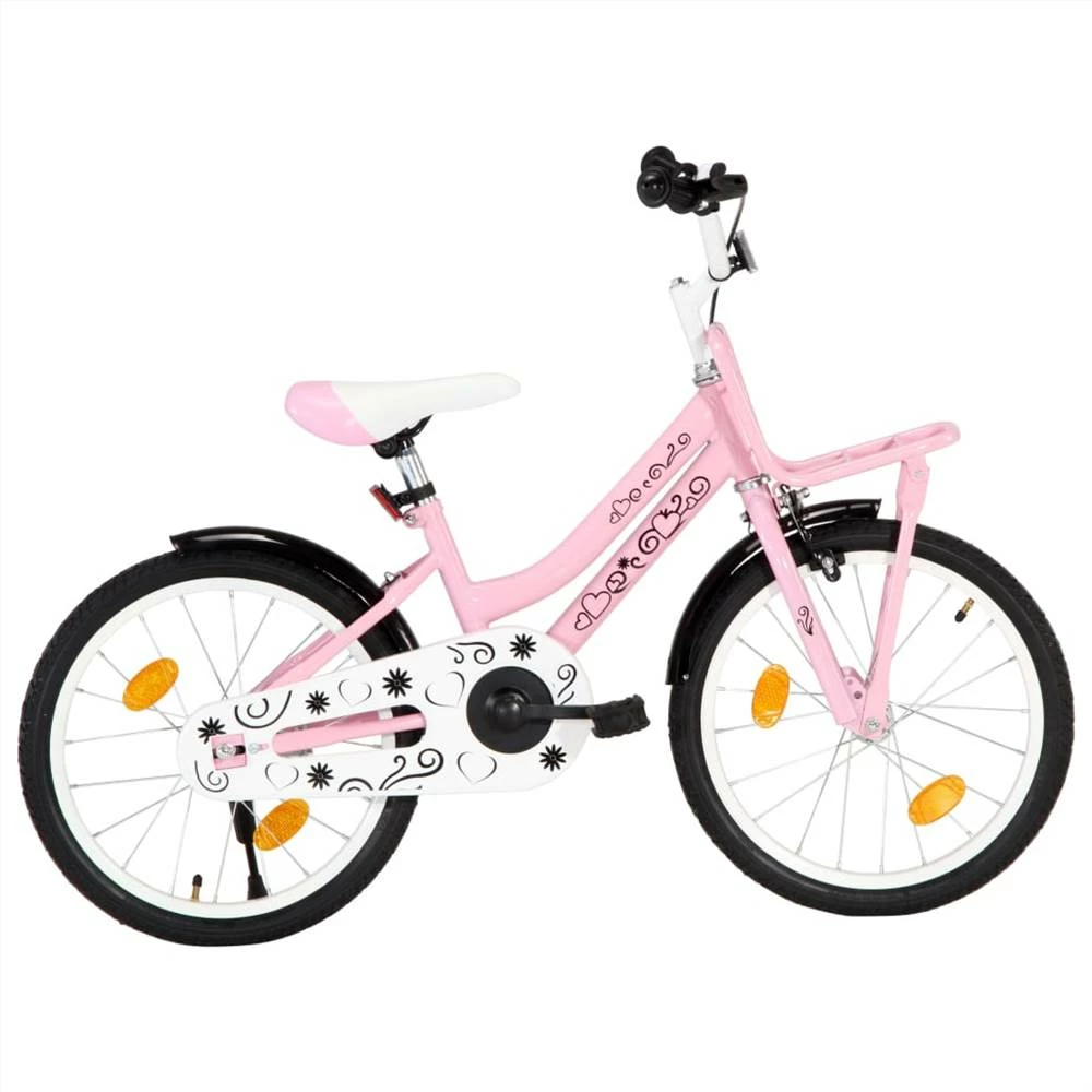 New ๐ฅฐ Kids Bike with Front Carrier 18 inch Pink and Black ๐ - Image 2