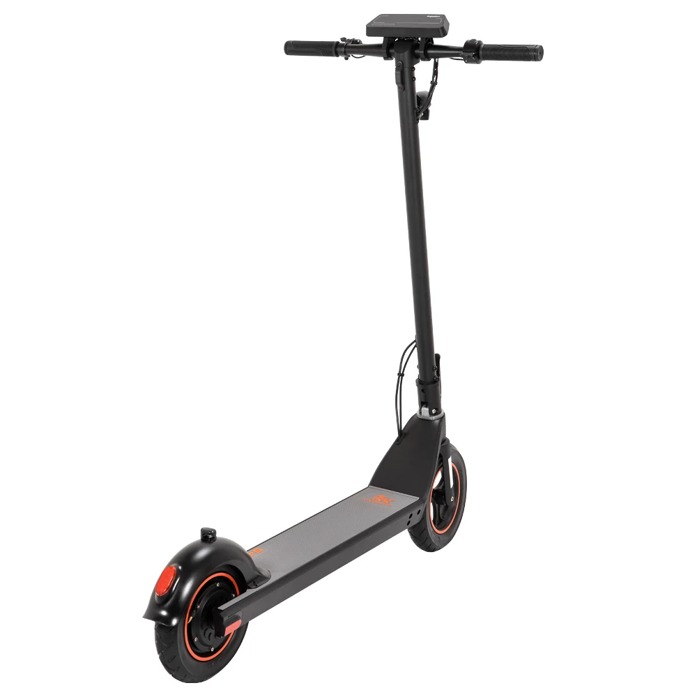Best reviews of π KugooKirin S4 10 inch Pneumatic Tire Folding Electric Scooter Big Touch Dashboard 10Ah Battery 350W Motor 3 Speed Modes Max 35km/h 40KM Max Range EABS+Rear Disc Brake Easily Folded - Black π - Image 4