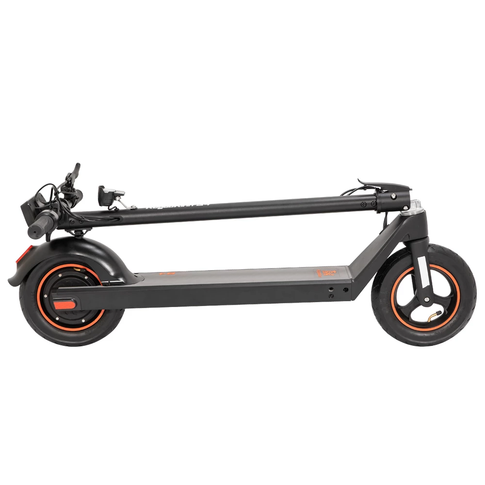 Best reviews of π KugooKirin S4 10 inch Pneumatic Tire Folding Electric Scooter Big Touch Dashboard 10Ah Battery 350W Motor 3 Speed Modes Max 35km/h 40KM Max Range EABS+Rear Disc Brake Easily Folded - Black π - Image 5