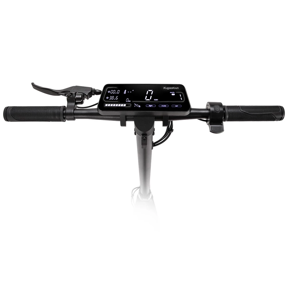 Best reviews of π KugooKirin S4 10 inch Pneumatic Tire Folding Electric Scooter Big Touch Dashboard 10Ah Battery 350W Motor 3 Speed Modes Max 35km/h 40KM Max Range EABS+Rear Disc Brake Easily Folded - Black π - Image 6