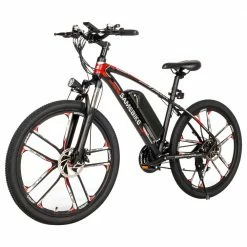 Cheap 🎉 SAMEBIKE MY-SM26 8Ah 350W 48V 26inch Electric Bike 30km/h Top Speed 80km Mileage Range Max Load 150kg - Black 😍