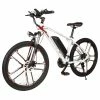Best reviews of 🌟 SAMEBIKE MY-SM26 Electric Bike 26 Inch Tires 350W Motor Max Speed 30km/h Up To 80km Range Max Load 150kg Dual Disk Brakes LCD Display Magnesium Alloy Rim - White 🧨
