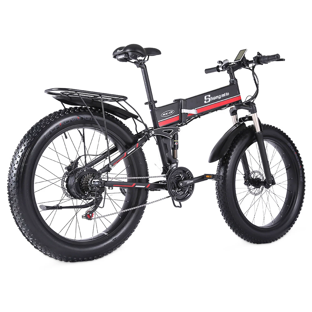 New ๐ฅ Shengmilo MX01 26 Inches Fat Tire Electric Bike 12 Magnetic Booster Bicycle 1000W 7-Speed Shimano for Snow Mountain ๐ - Image 2