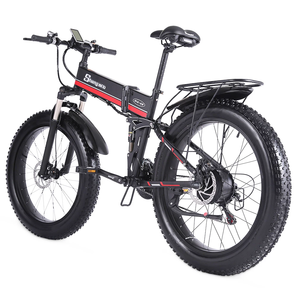 New ๐ฅ Shengmilo MX01 26 Inches Fat Tire Electric Bike 12 Magnetic Booster Bicycle 1000W 7-Speed Shimano for Snow Mountain ๐ - Image 3
